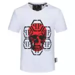 philipp plein t-shirt homme 2019 hommesy qp red skull